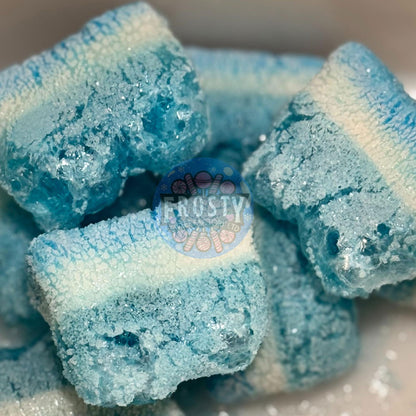 Freeze Dried Sweets Blue Raspberry Slices Pick N Mix Candy - Frosty Sweet Factory