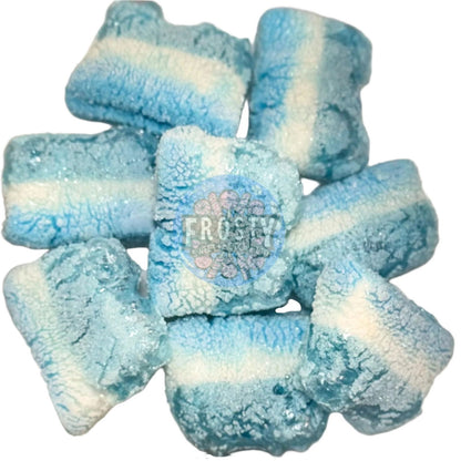 Freeze Dried Sweets Blue Raspberry Slices Pick N Mix Candy - Frosty Sweet Factory