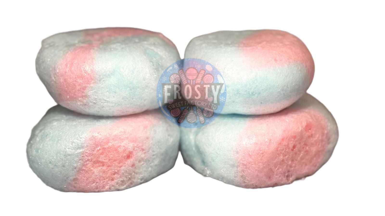 Freeze Dried Sweets Candy Floss Discs Candy - Frosty Sweet Factory