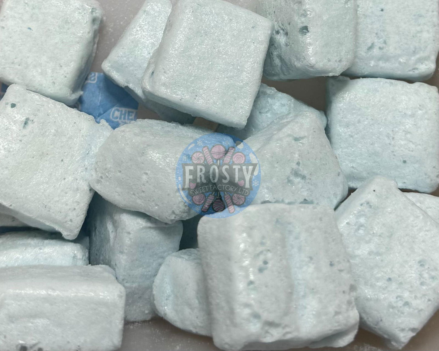 Freeze Dried Sweets Chewits Blue Raspberry Flavour Bites Candy - Frosty Sweet Factory