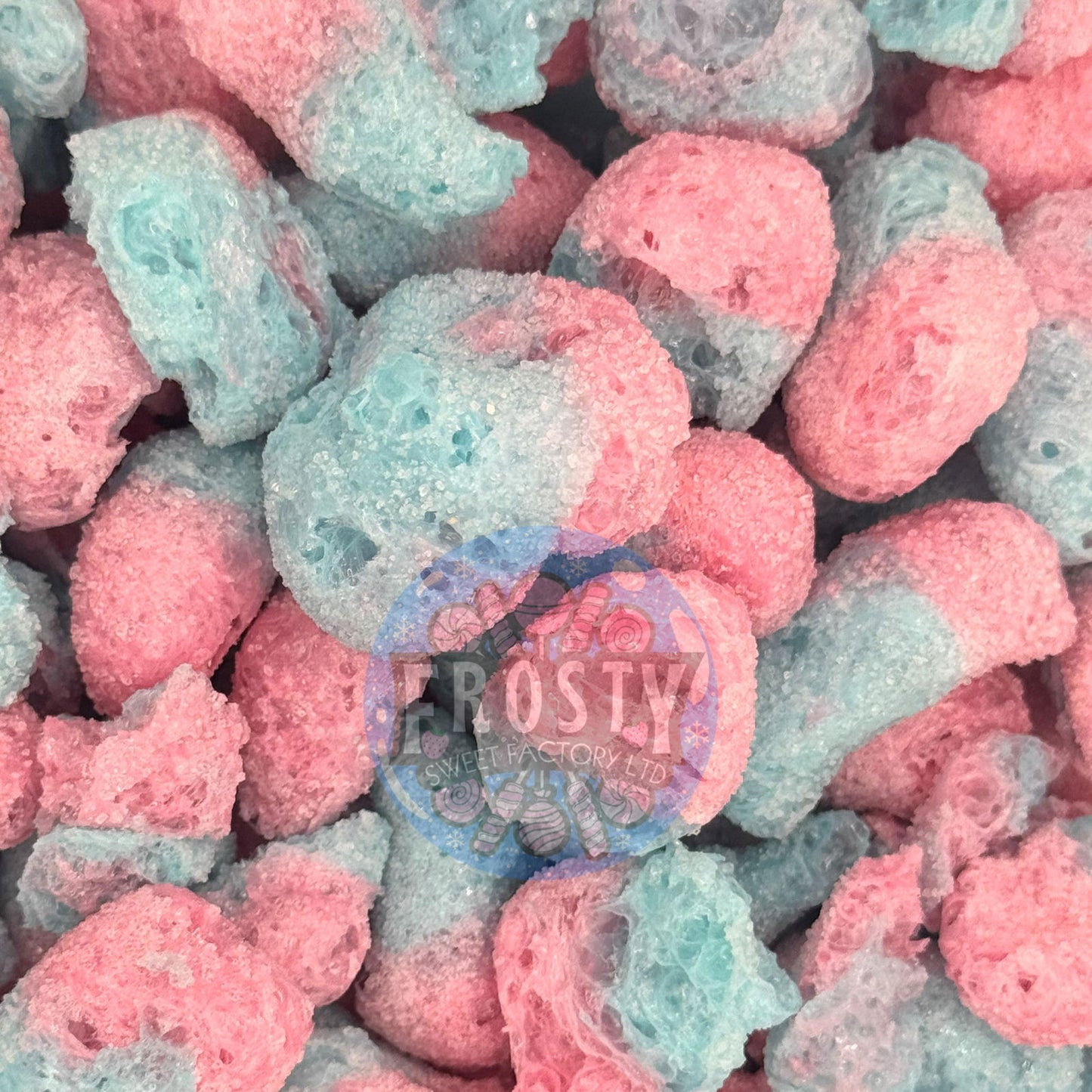 Freeze Dried Sweets Fizzy Bubblegum Bottles Candy - Frosty Sweet Factory