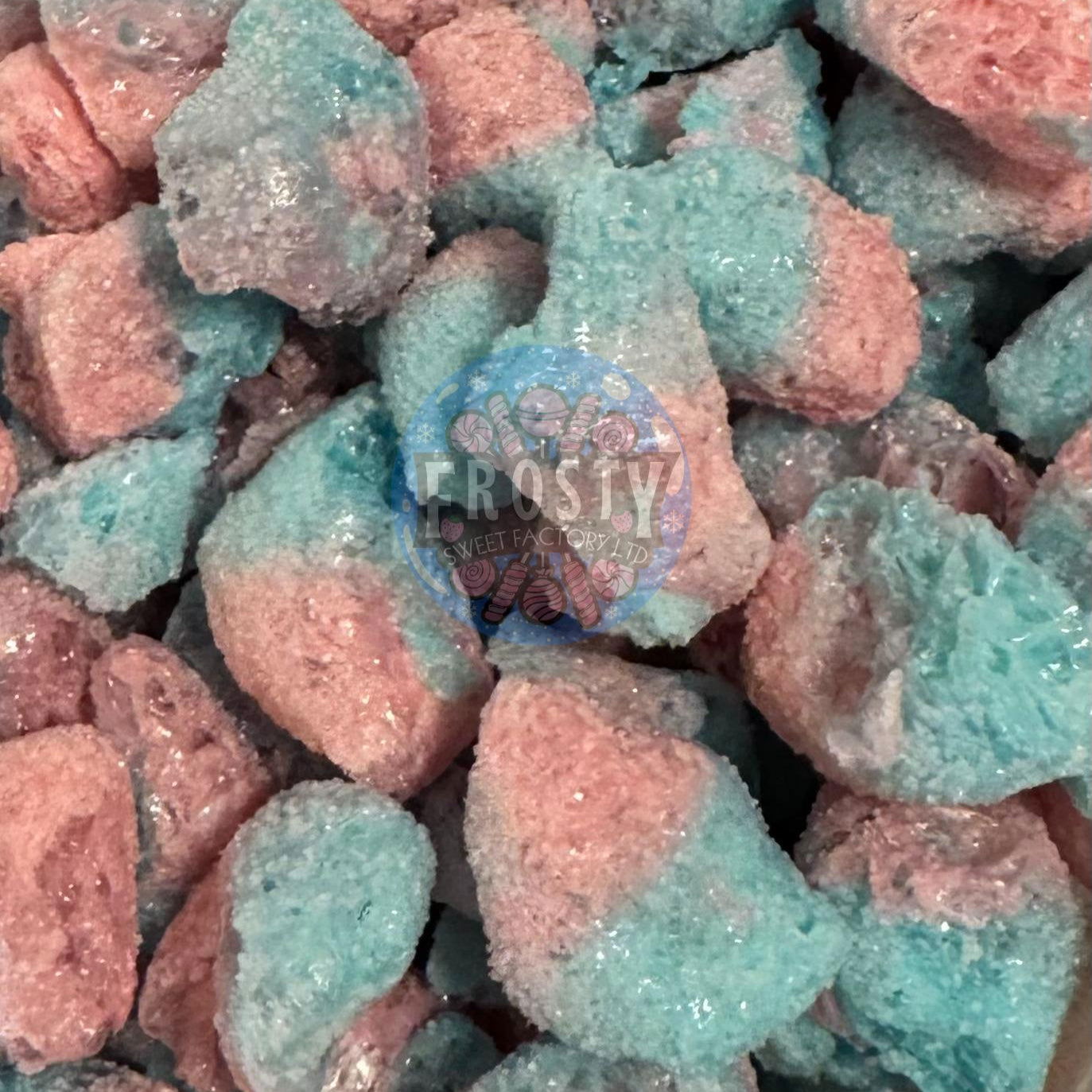 Freeze Dried Sweets Fizzy Bubblegum Bottles Candy - Frosty Sweet Factory