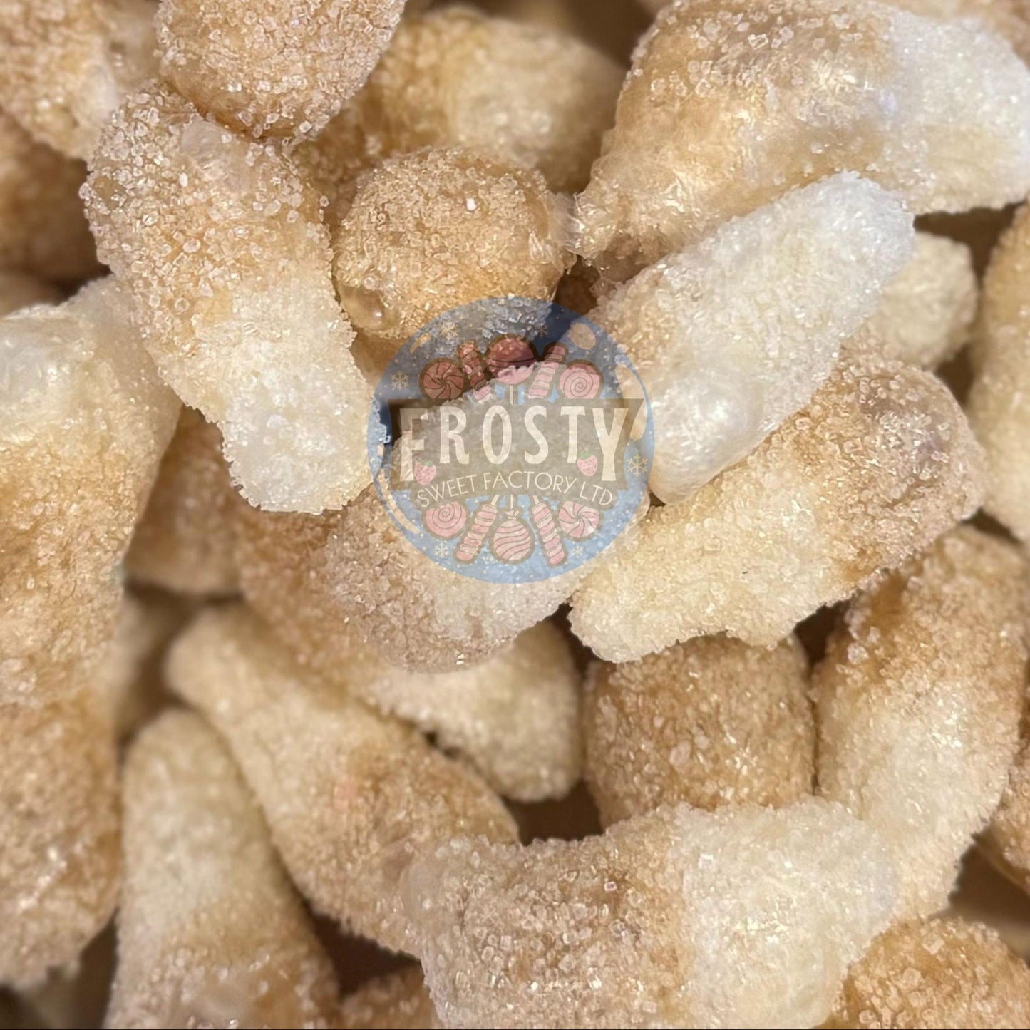 Freeze Dried Sweets Fizzy Cola Bottles Candy - Frosty Sweet Factory