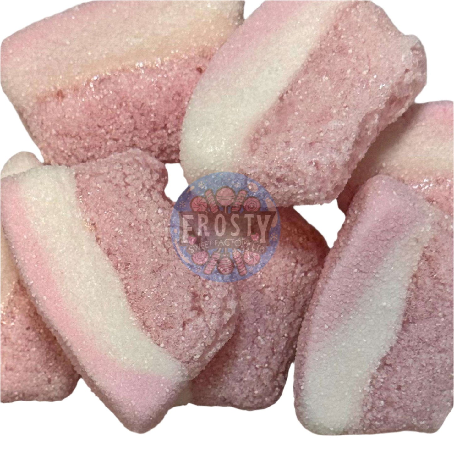 Freeze Dried Sweets Sour Strawberry Slices Pick N Mix Candy - Frosty Sweet Factory