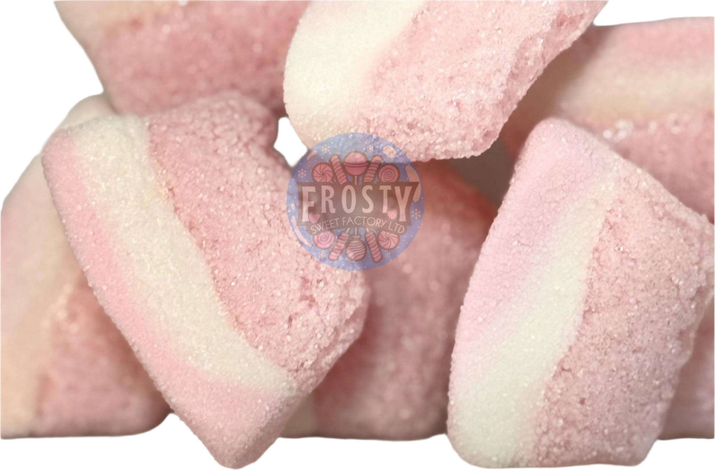 Freeze Dried Sweets Sour Strawberry Slices Pick N Mix Candy - Frosty Sweet Factory