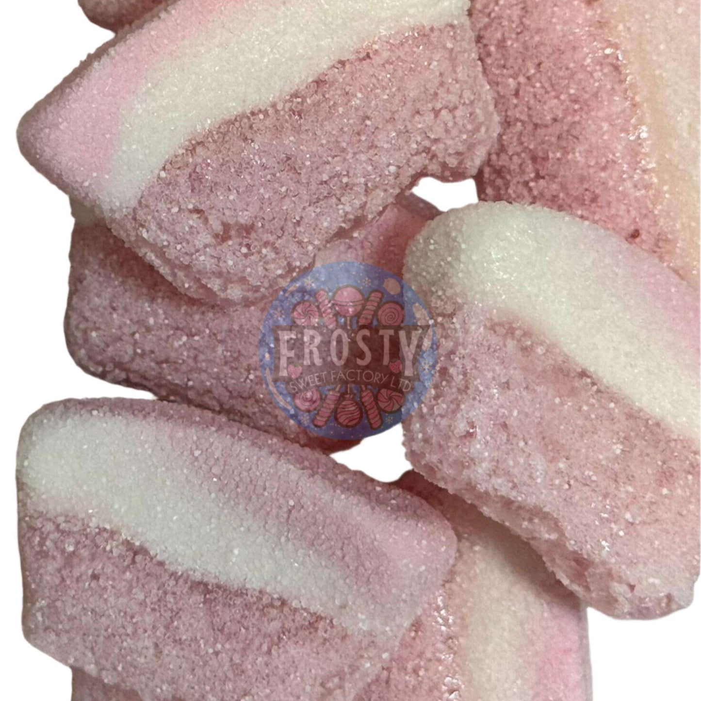 Freeze Dried Sweets Sour Strawberry Slices Pick N Mix Candy - Frosty Sweet Factory