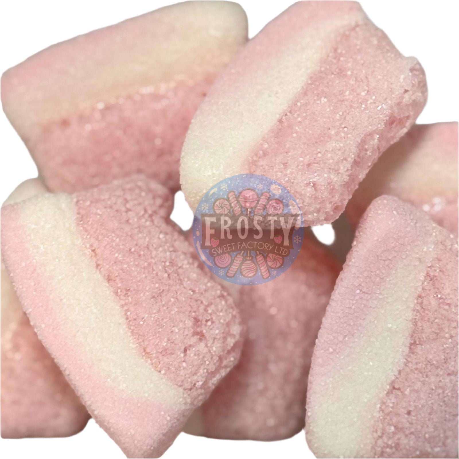 Freeze Dried Sweets Sour Strawberry Slices Pick N Mix Candy - Frosty Sweet Factory