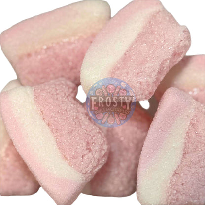 Freeze Dried Sweets Sour Strawberry Slices Pick N Mix Candy - Frosty Sweet Factory