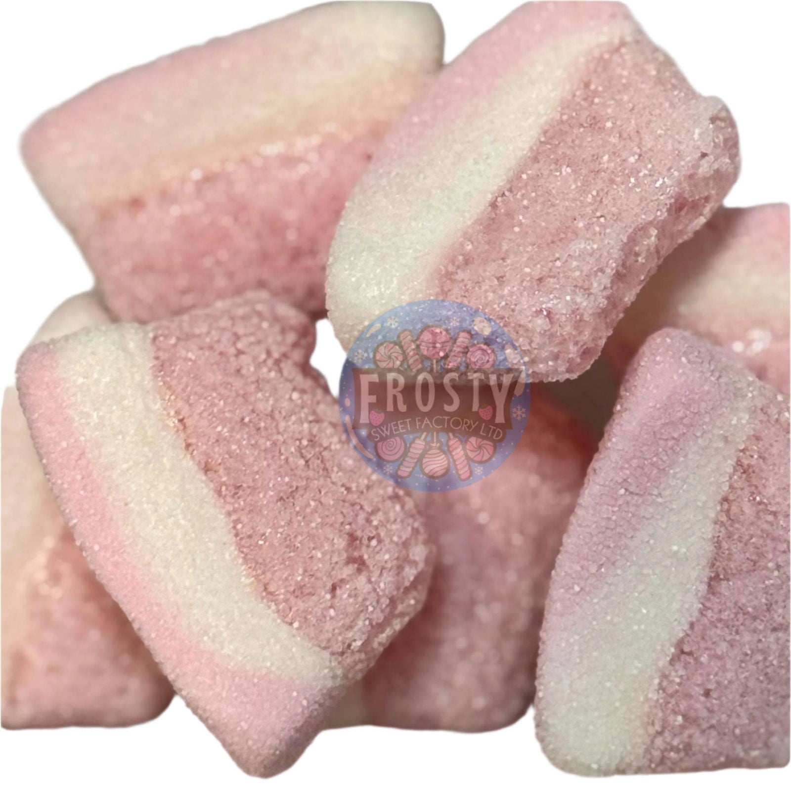 Freeze Dried Sweets Sour Strawberry Slices Pick N Mix Candy - Frosty Sweet Factory