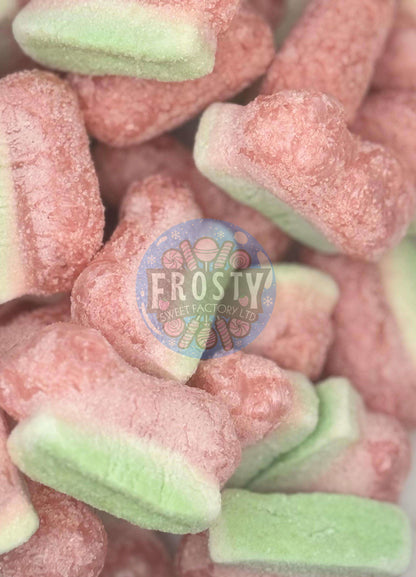 Freeze Dried Sweets Sour Strawberry Slices Pick N Mix Candy - Frosty Sweet Factory