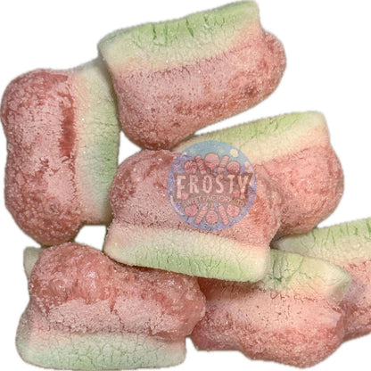Freeze Dried Sweets Sour Strawberry Slices Pick N Mix Candy - Frosty Sweet Factory