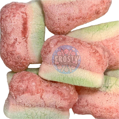 Freeze Dried Sweets Sour Strawberry Slices Pick N Mix Candy - Frosty Sweet Factory