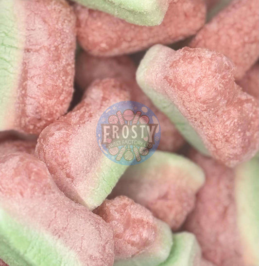 Freeze Dried Sweets Sour Strawberry Slices Pick N Mix Candy - Frosty Sweet Factory