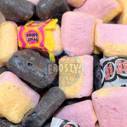 Freeze Dried Sweets Black Sprats & Fruit Salads Sprats Candy - Frosty Sweet Factory