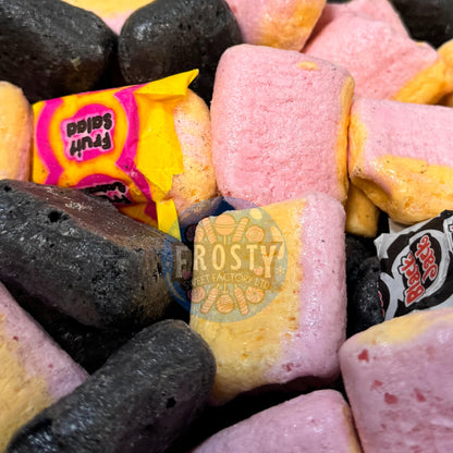 Freeze Dried Sweets Black Sprats & Fruit Salads Sprats Candy - Frosty Sweet Factory