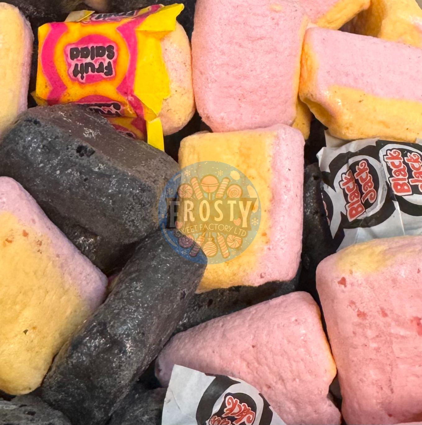 Freeze Dried Sweets Black Sprats & Fruit Salads Sprats Candy - Frosty Sweet Factory