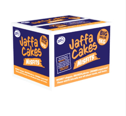 Jaffa Cakes Misfit Mis-Shapes Chocolate Box 1KG Biscuits Cookie's Snacks