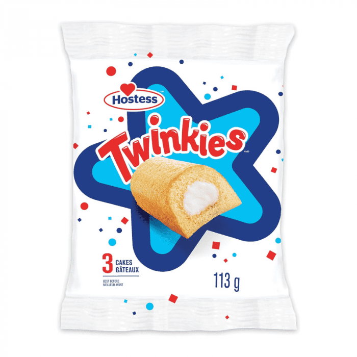 Hostess Twinkies Single Serve - 3 Pack (113g), USA - Frosty Sweet Factory
