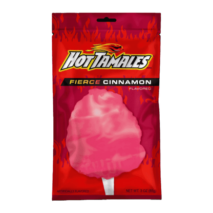 Hot Tamales Cotton Candy 3oz (85g) Sweet & Spicy, USA Cotton Candy Floss, Cinnamon, - Frosty Sweet Factory