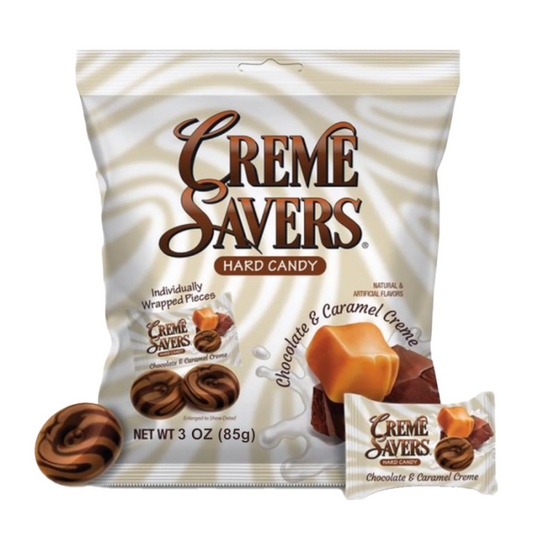 Creme Savers Hard Candy Chocolate & Caramel 3oz (85g)