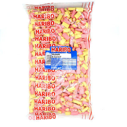 Haribo Rhubarb & Custard Rolls Tube Pencil Sweets Pick N Mix Candy