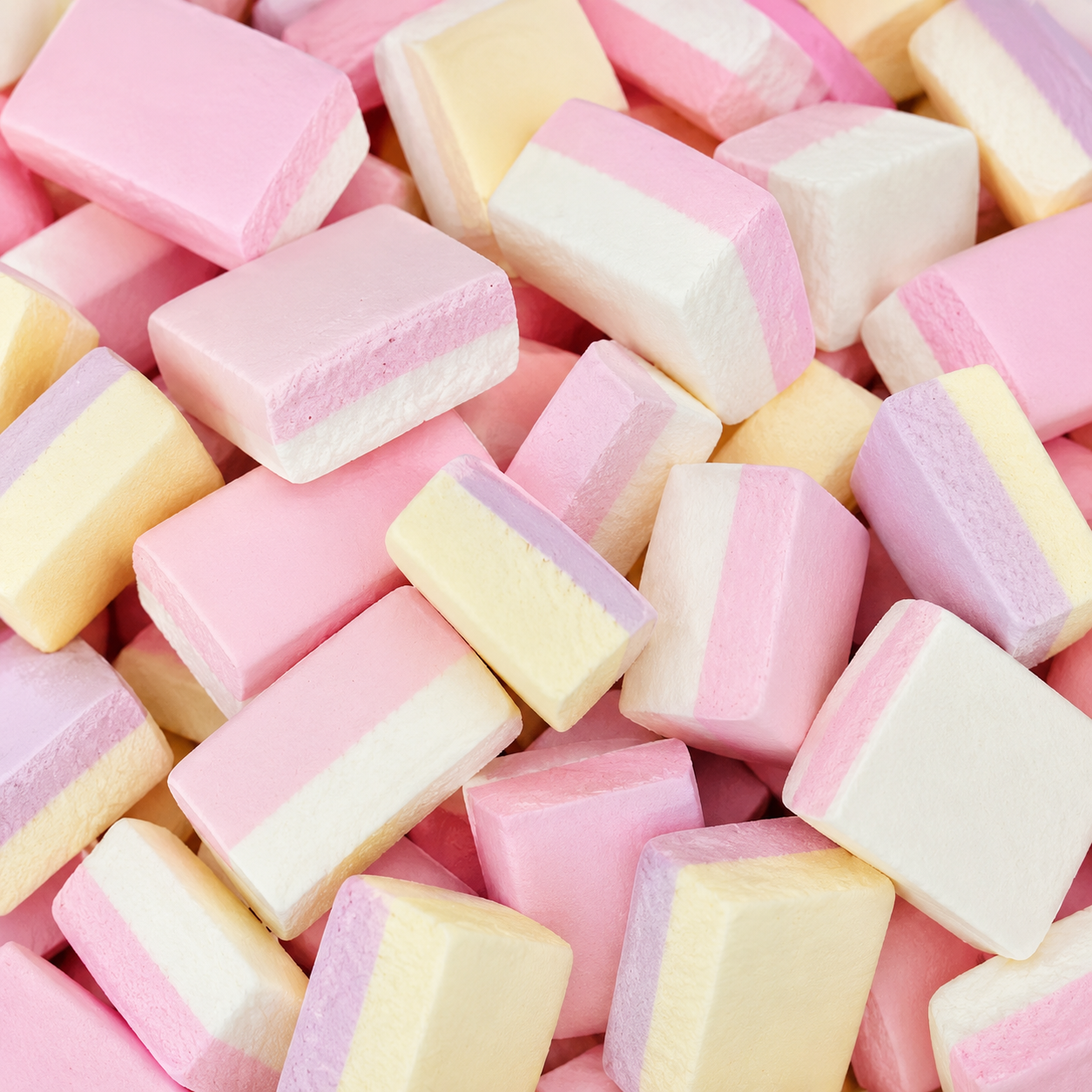 Sour Strawberry & Vanilla Sherbet Blocks Pick N Mix Tochos Ice Sherbet Bricks Vegan, Vegetarian and Halal Candy Sweets