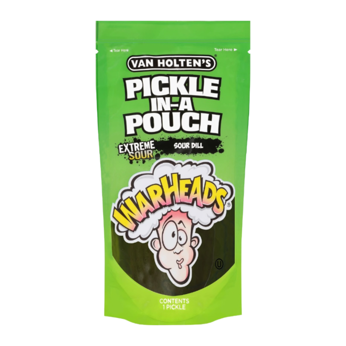 Van Holtens Pickle In A Pouch Warheads Extreme 306g USA Pickles