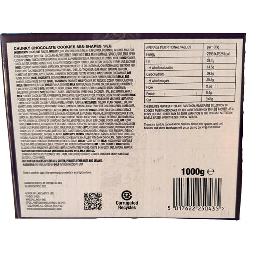 Chunky Chocolate Cookies 1KG
