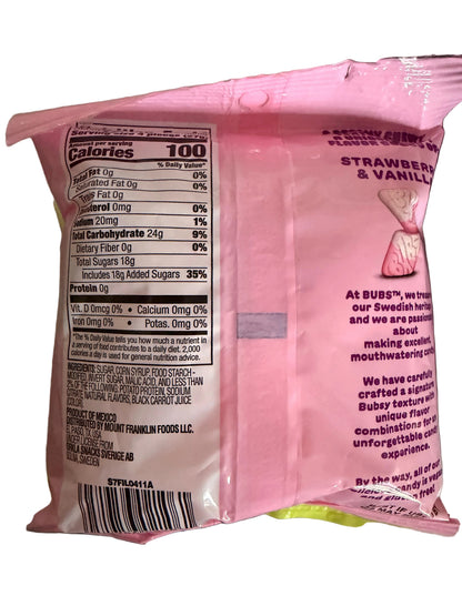 BUBS Sour Strawberry Vanilla Diamonds 5.5oz (156g)