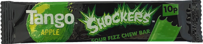 Tango Sherbet Shockers Sour Green Apple 10g Chew Bar Halal Vegetarian Vegan Gelatine Free Gluten Free Chew Bars Candy Sweets