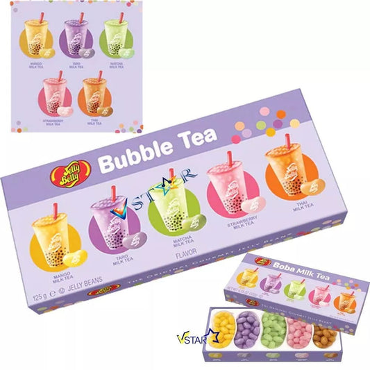 Jelly Belly Bubble Tea Gift Box 125g, Gluten Free, Gelatine Free, Fat Free, Certified OU Kosher - Frosty Sweet Factory