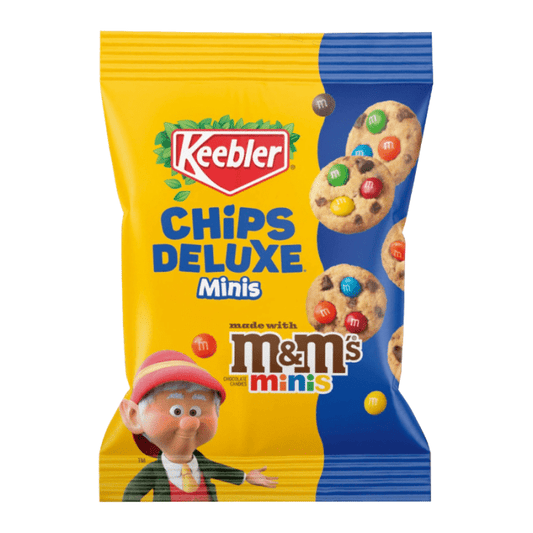 Keebler Chips Deluxe Bite Size Cookies 1.6oz (45g), USA Cookies Milk Chocolate USA Biscuits - Frosty Sweet Factory
