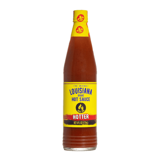 Louisiana Brand Hot Sauce Hotter 6oz (177ml), USA Hot Sauce - Frosty Sweet Factory