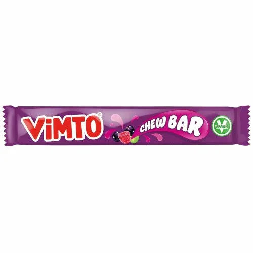 Vimto Chew Bar 18g Candy Chew Bars Sweets Vegan, Halal, Vegetarian