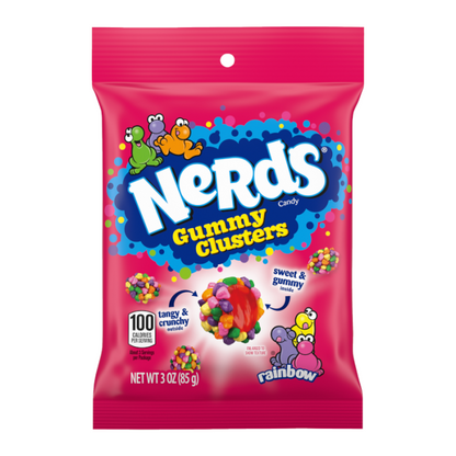 Nerds Gummy Clusters Rainbow 3oz (85g), USA Candy, Fruity - Frosty Sweet Factory