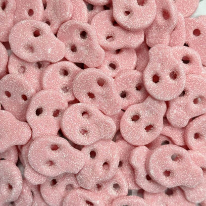 CandyCrave Vegan Pink Sour Strawberry Skulls 2KG