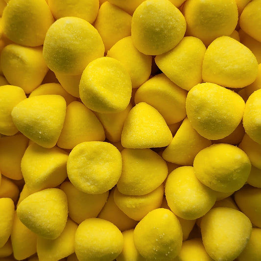 Frostys Paint Balls Yellow Banana & Vanilla Foam Marshmallows Pick N Mix Candy Salad Mallow Snacks