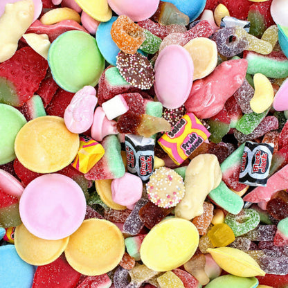 1KG Pick and Mix Sweets Huge Assortment of Retro, Fizzy, Gooey, Gummy & Jelly Favourites Perfect for Parties (Copy)