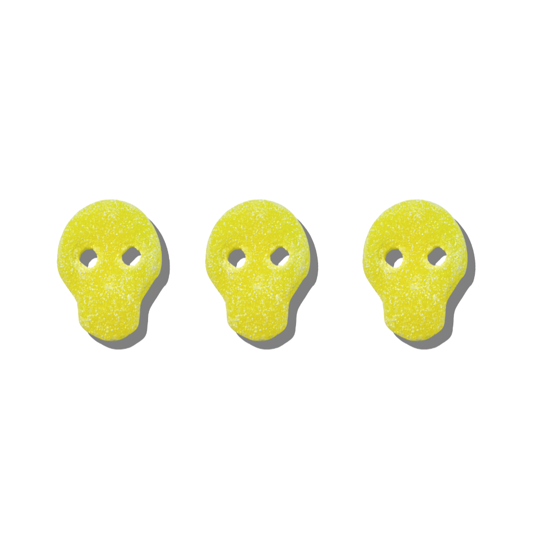 CandyCrave Fizzy Pineapple Skulls Pick N Mix Sweets Halal Vegan Vegetarian Candy