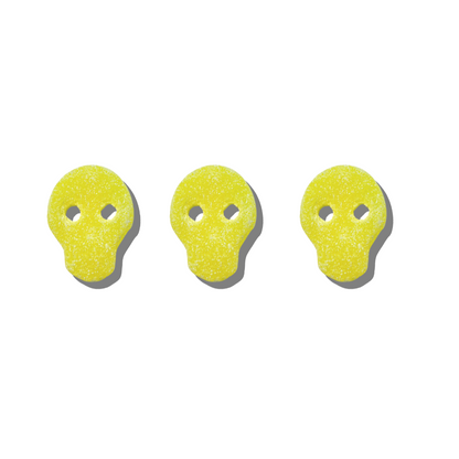 CandyCrave Fizzy Pineapple Skulls Pick N Mix Sweets Halal Vegan Vegetarian Candy