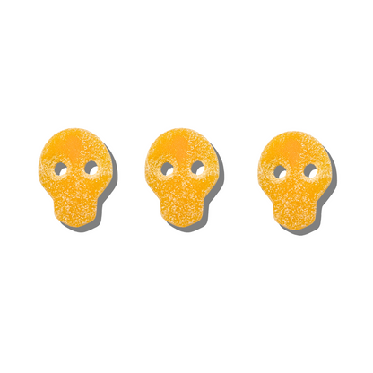 CandyCrave Fizzy Mango Skulls Pick N Mix Sweets Halal Vegan Vegetarian Candy
