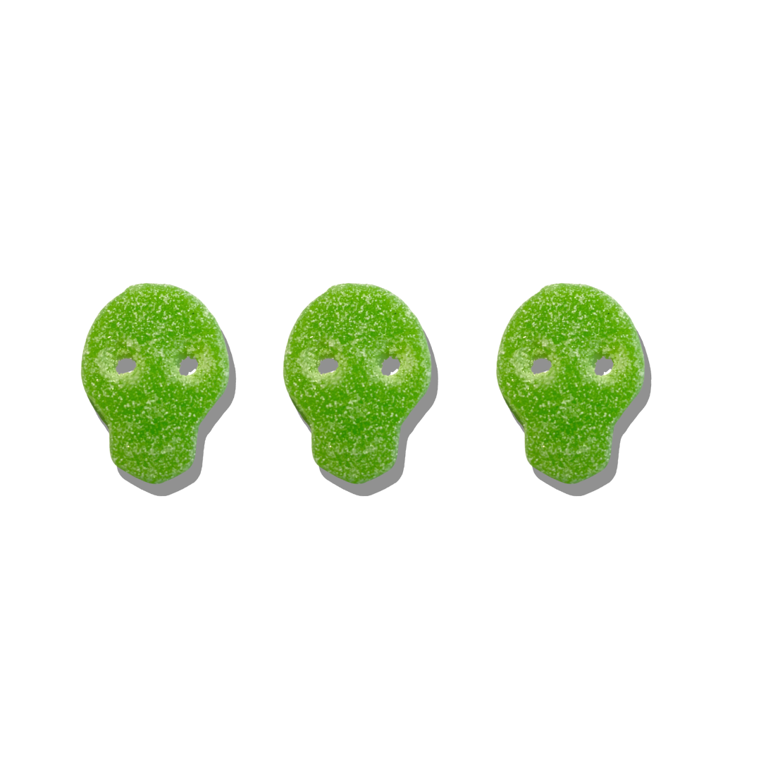 CandyCrave Fizzy Apple Skulls Pick N Mix Sweets Halal Vegan Vegetarian Candy