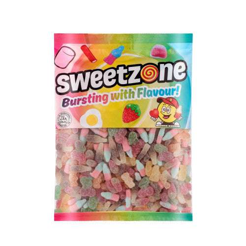 Sweetzone Tangy Mix 1KG Pick N Mix Bags Halal Candy Snack Sweets