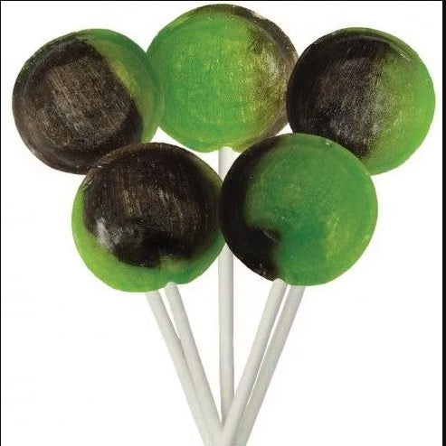 Frostys Chocolate Lime Mega Lollies Unwrapped Vegetarian Variety Halal Gluten Free Candy Sweet Snack Lolly