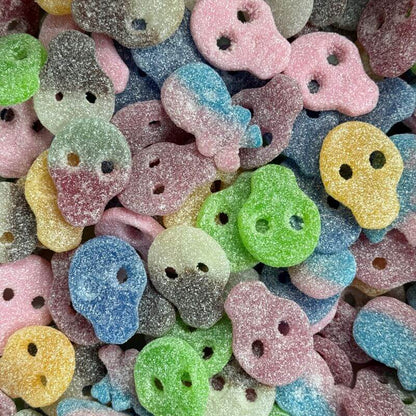CandyCrave Fizzy Jelly Skulls Mix 1KG Candy Pick N Mix Snack Sweets