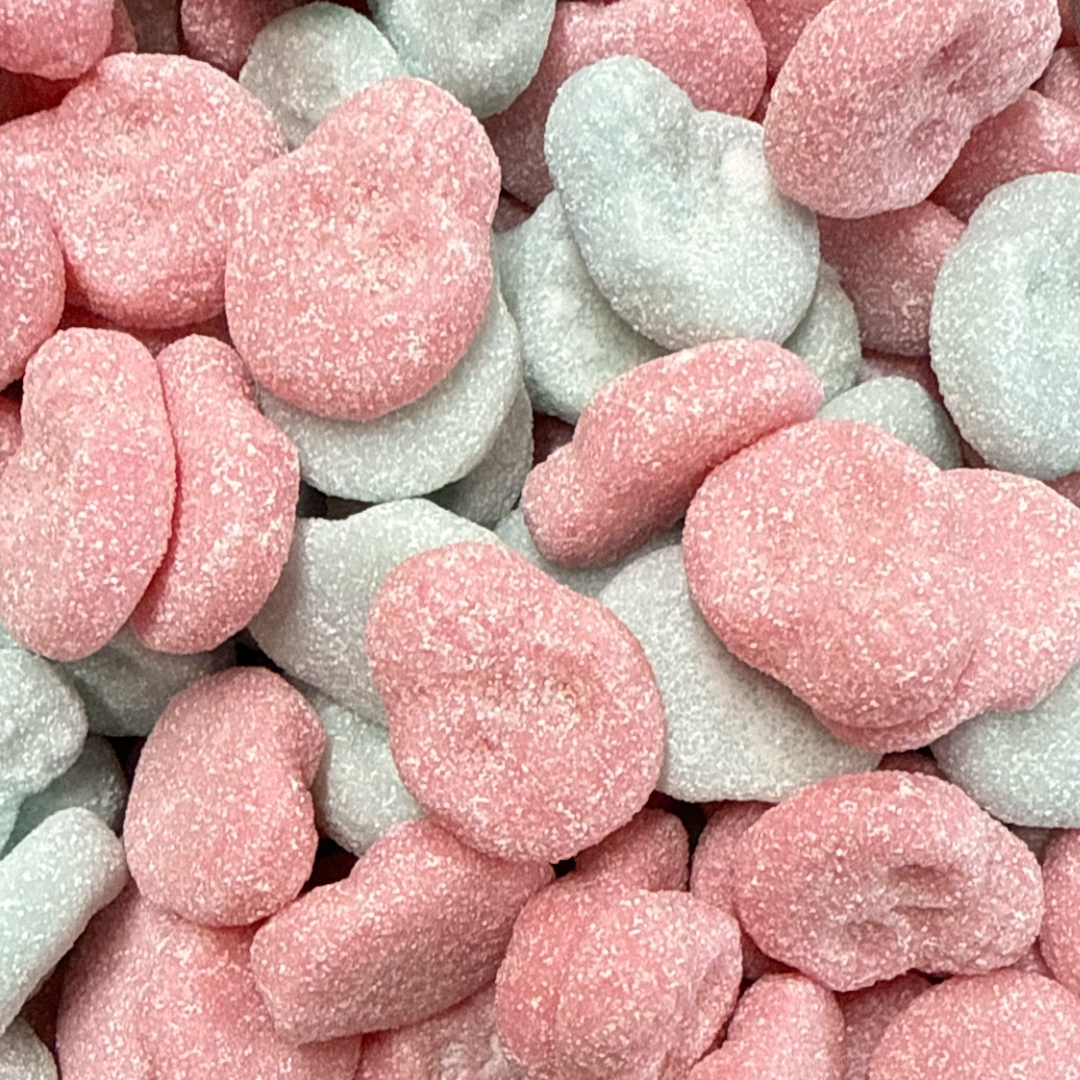 Sour Bubblegum Foam Skulls (Swedish) Vegan Vegetarian Halal Gluten Free Pick N Mix Candy Sweets