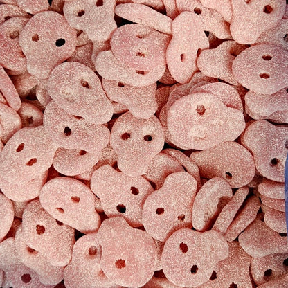 CandyCrave Vegan Pink Sour Strawberry Skulls 2KG