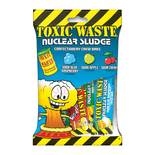 Toxic Waste Nuclear Sludge Chews - 80g USA Candy Chew Bar Mix Bag - Frosty Sweet Factory