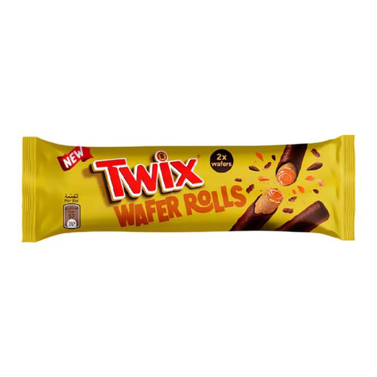 Twix Wafer Rolls (22.5g) Egypt, Chocolate Wafer Sticks, Chocolate - Frosty Sweet Factory