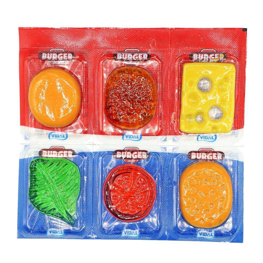 Vidal Burger Fruit Jelly Slurps Candy Jellies Sweets